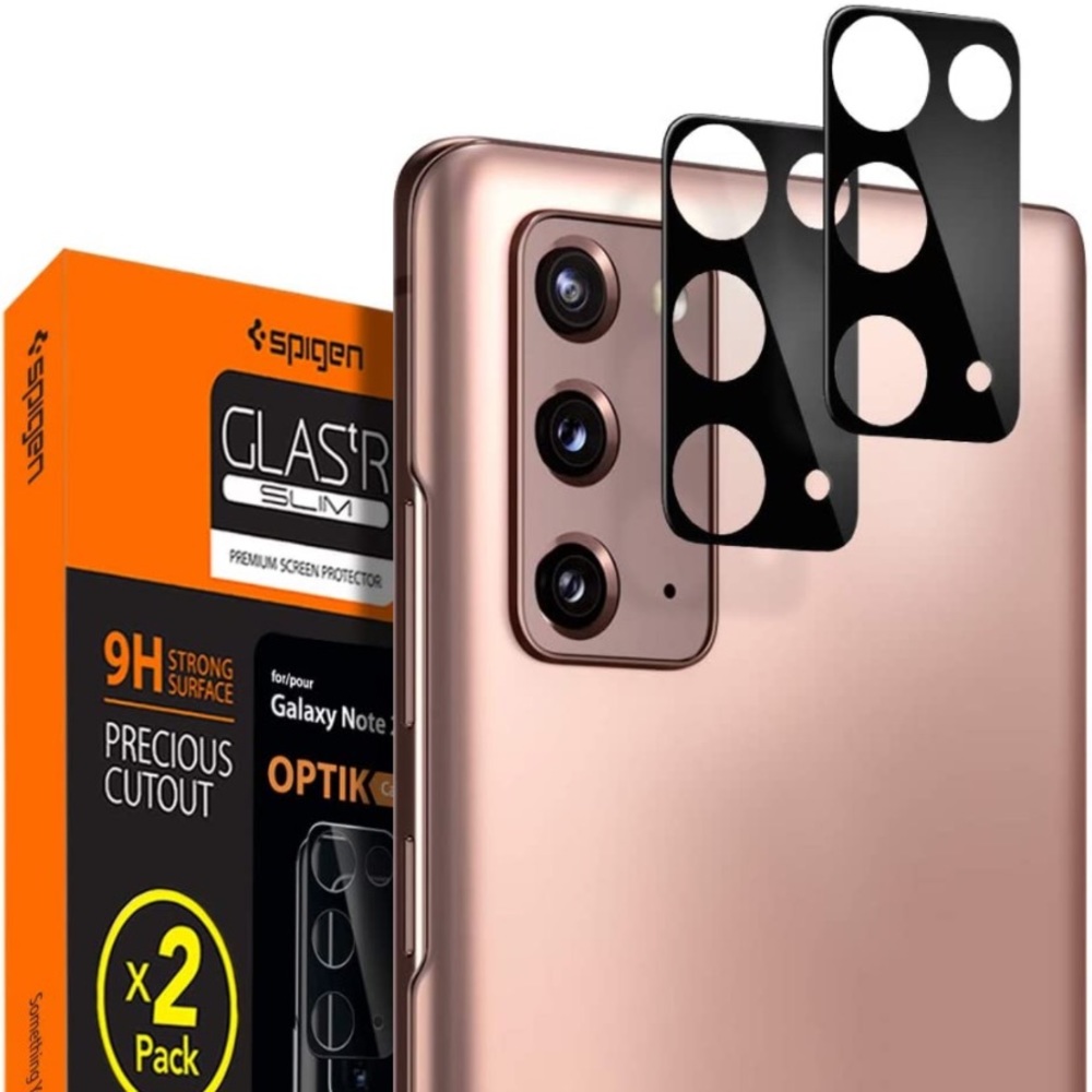 Spigen Camera lens Screen Protector 
Glass designed for Galaxy Note 20 [2 Pack]